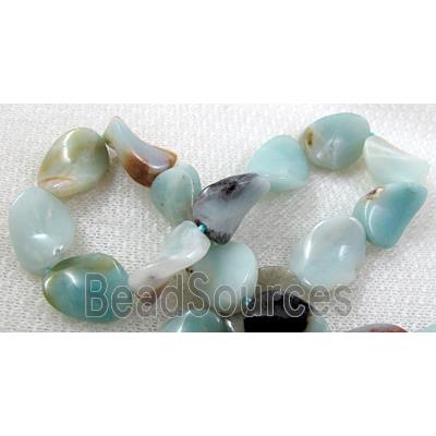 Natural Twist Leaf Gemstone bead