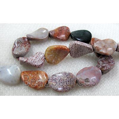 Natural Twist Leaf Gemstone bead