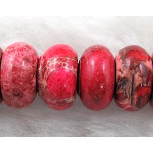 Sea Sediment Jasper, abacus, 6x11mm, 69pcs per st