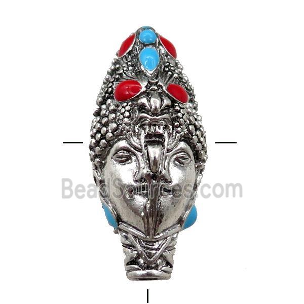 tibetan buddha guru beads, zinc