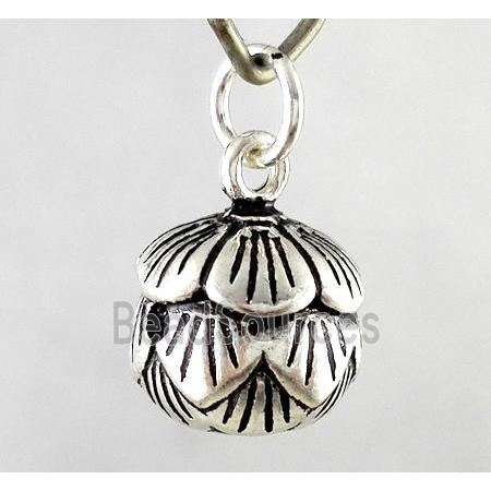 Thailand Sterling Silver pendant, antique silve