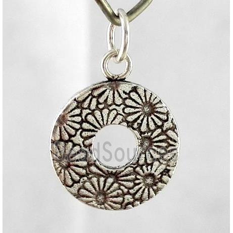 Thailand Sterling Silver pendant, antique silve