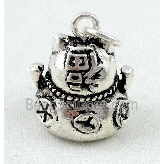 Thailand Sterling Silver pendant, antique silve