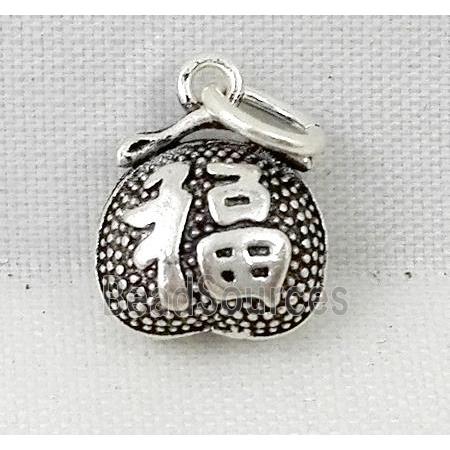 Thailand Sterling Silver pendant, antique silve