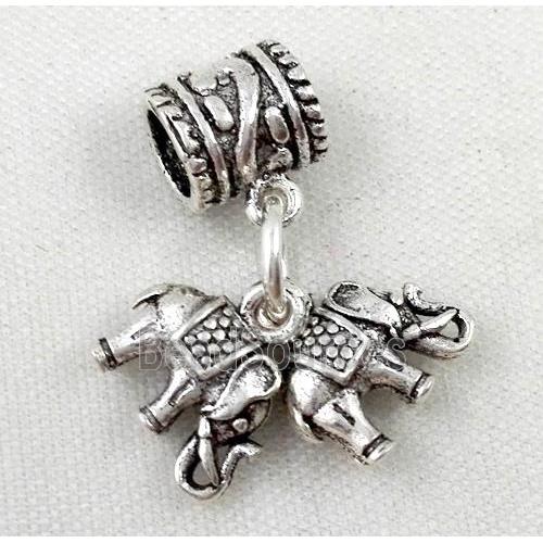 Thailand Sterling Silver bead, antique silve