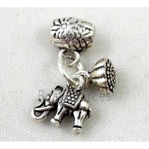 Thailand Sterling Silver bead, antique silve