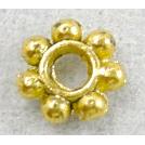 Golden Tibetan Silver Daisy Spacer