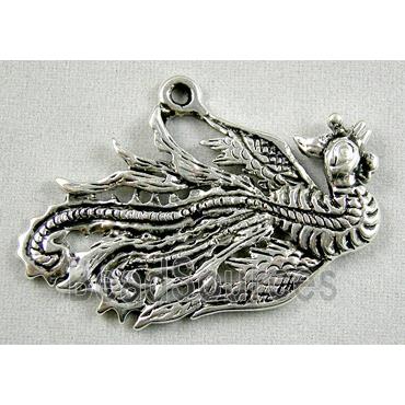 Tibetan Silver phoenix pendants