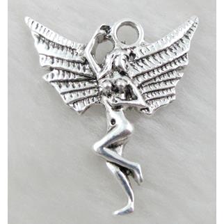 Angel girl, Tibetan Silver pendants Non-Nickel