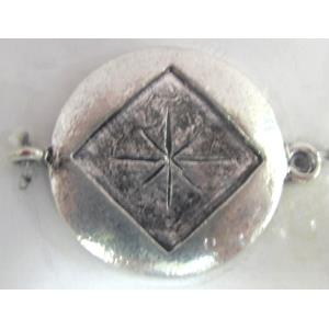 Tibetan Silver connector, Lead free and nickel Free