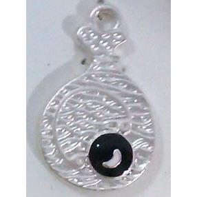 Tibetan Silver pendant, lead free and nickel free, duck-silver