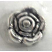 Tibetan Silver flower beads, lead free and nickel free