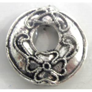 Tibetan Silver charm bead, Lead free and nickel Free