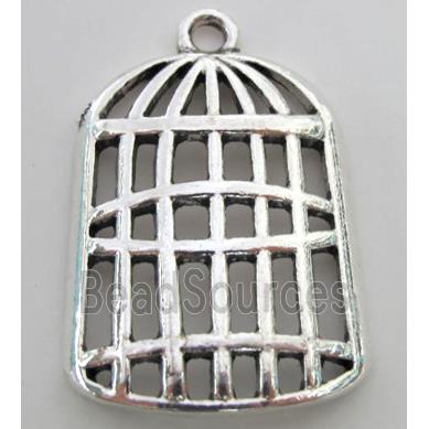 birdcage tibetan silver pendants non-nickel