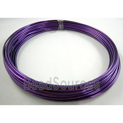 purple Aluminium flexible craft wire for necklace bacelet