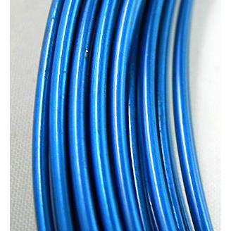 Blue Aluminium flexible craft cord for necklace bacelet