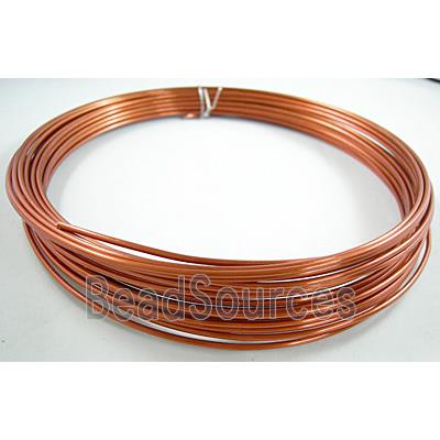 DarkOrange Colored Aluminium flexible craft wire for necklace bacelet