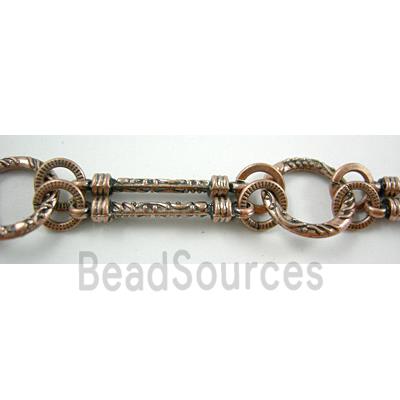 antique red Alloy Chain