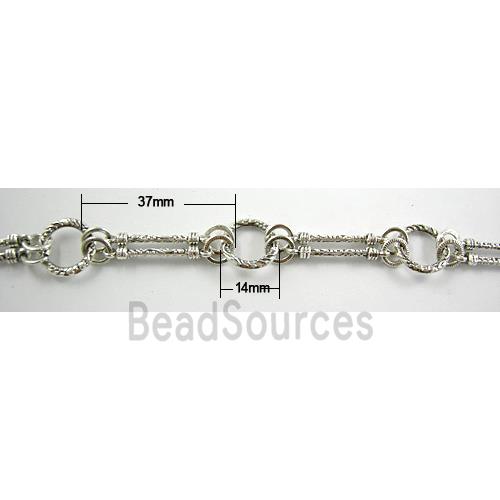 Antique Silver Alloy Chain