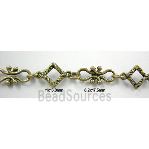 Antique Bronze Alloy Chain