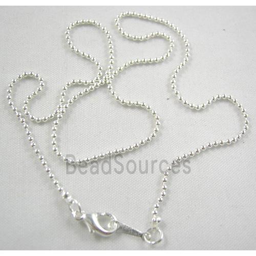 Silver Plated Copper Chains-Necklace