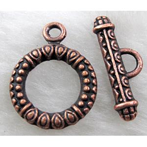 Tibetan Silver toggle clasps, Pinky