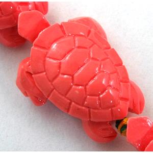 Compositive coral bead, tortoise