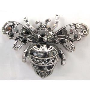 Tibetan Silver Bee pendant, Lead and nickel Free