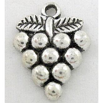 tibetan silver grape pendant, Non-Nickel