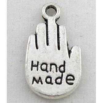 tibetan silver hand pendant, Non-Nickel