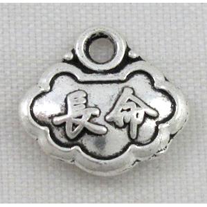 tibetan silver charms bead non-nickel