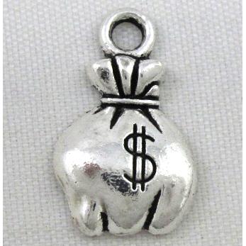 tibetan silver charms bead non-nickel