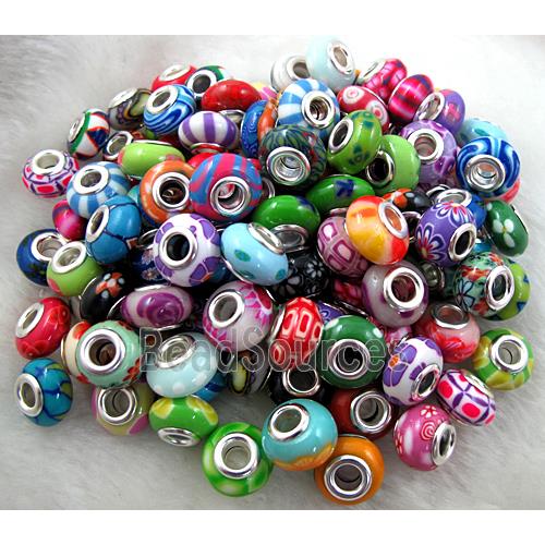 Fimo Polymer Clay Beads, mix color