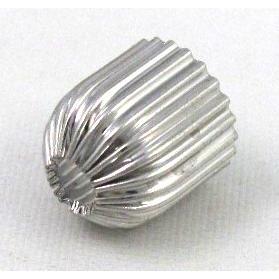 bead cap, jewelry findings, iron, platinum