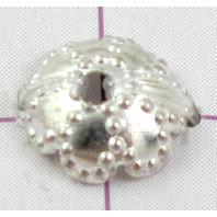 bead-Caps, copper, Platinum Plated