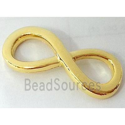 bracelet bar, alloy connector, gold