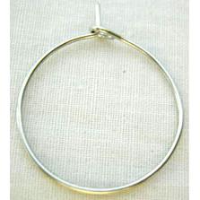 Earring Hoop, copper, nickel color