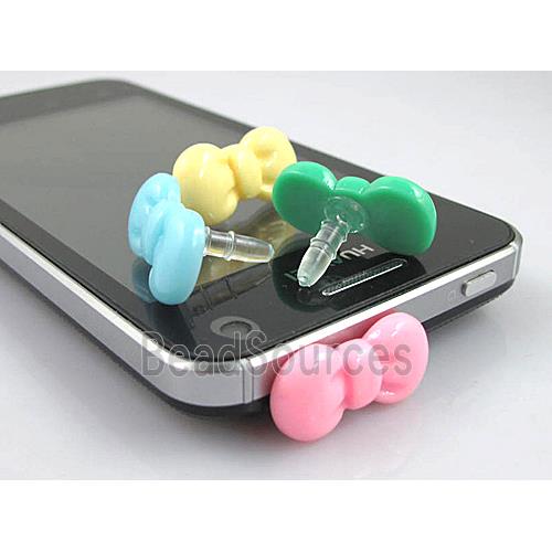 Earphone Jack Dust Cap Plug, plastic