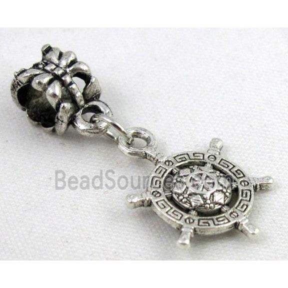 Bracelet spacer, alloy hanger, pendant