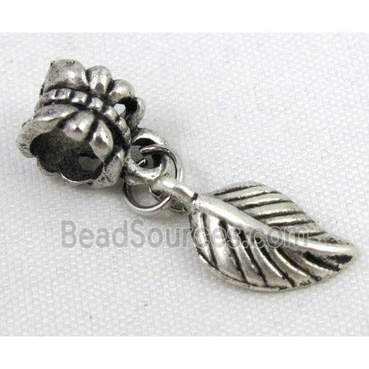 Bracelet spacer, alloy hanger, pendant