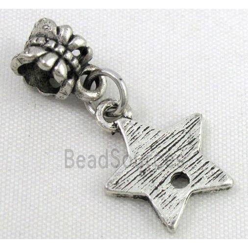 Bracelet spacer, alloy hanger, pendant