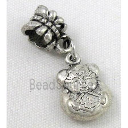 Bracelet spacer, alloy hanger, pendant