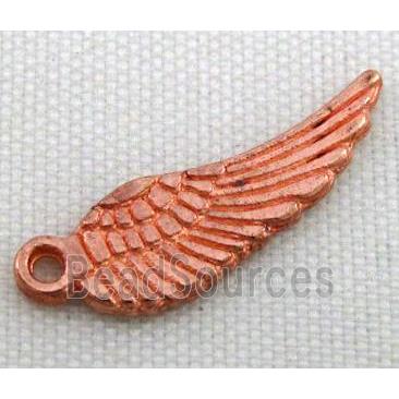alloy pendant, red copper