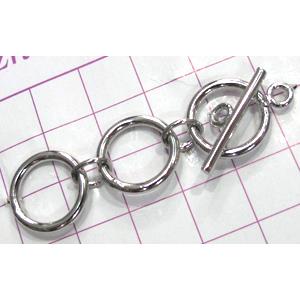 Copper toggle clasps