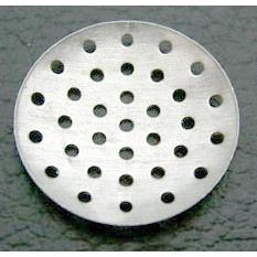 Sieve Disc, Aluminium, silver color