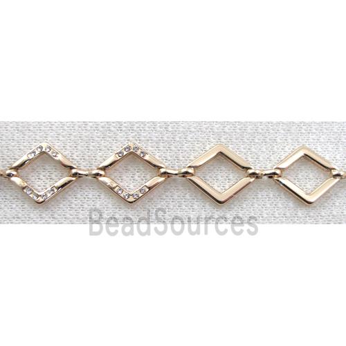 14k Gold Plated Alloy Bracelet, Nickel Free, Lead Free