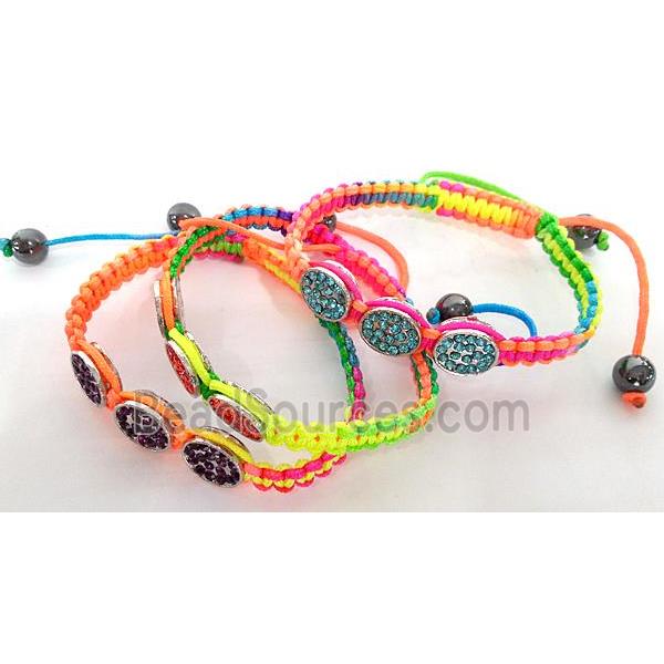 Friendship Bracelets, resizable, mixed color, hand-made