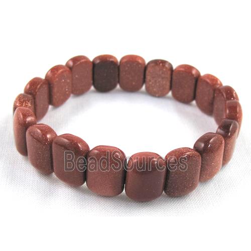 goldsand stone bracelet, stretchy