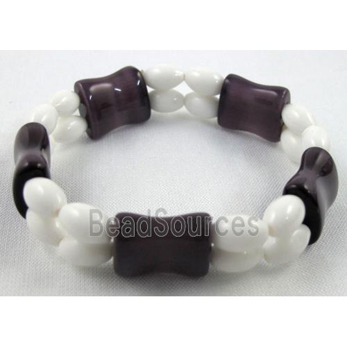 gemstone bracelet, stretchy