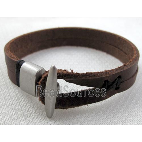 Genuine Leather Bracelet, Mix